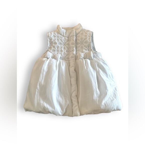 Cynthia Rowley Baby Infant Toddler Bow Winter Snow Puffer Vest Size 24 Months - Picture 12 of 13
